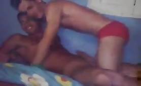 Two 19yo Brazilian muscle males suck and fuck on webcam