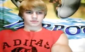 Blond gay teen boy jerking off on webcam his smooth teen cock.mp4-muxed