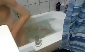 Shameless teen masturbates in his bathroom