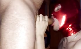 Masked guy gets face fucked