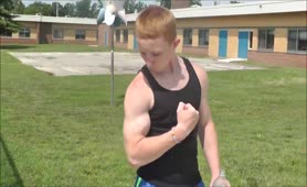 muscle ginger intro | GayBoysTube
