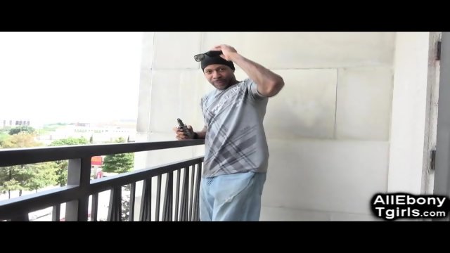 Young black teen shoots cum