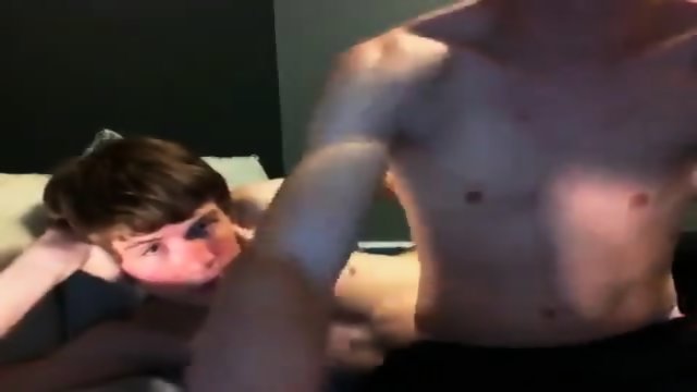 Fucking a blond friend up his tight butthole