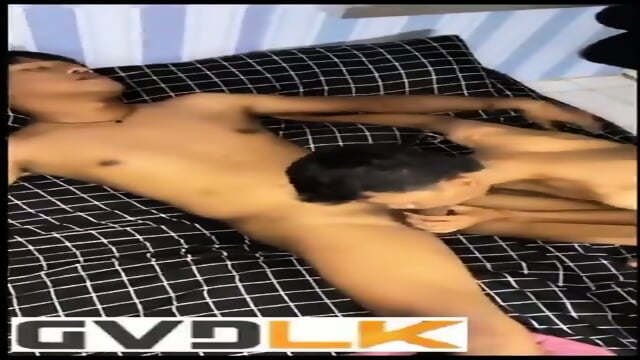 Asian boys having a sucking orgy