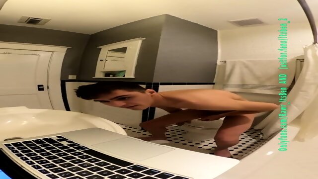 18 year old jerking off hard