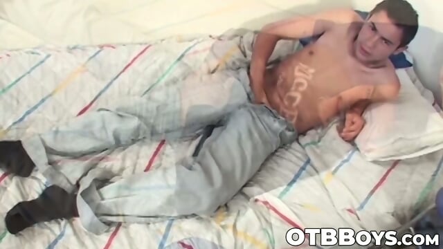 Cum fast on his belly