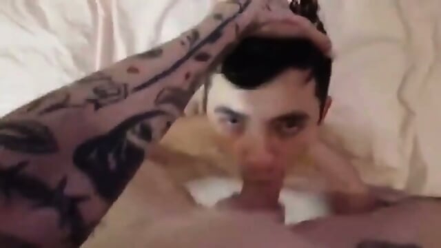 Tattooed guy fucks his best friend in the ass