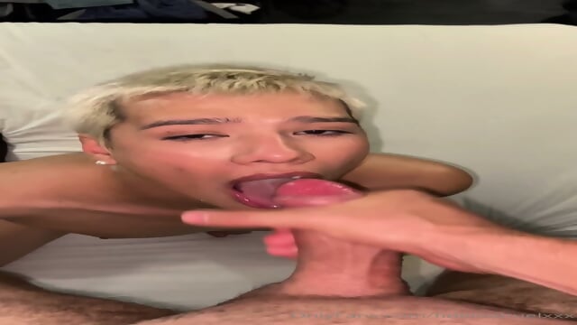 Hung Stud Gags on Thick Dick