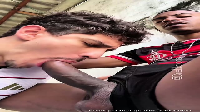 Hung Stud Sucks Straight Dude's Thick Dick