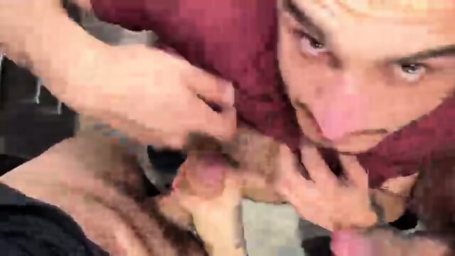 Hung Daddy Breeds Twink Husband, Cocksucker Gags on Monster Dick