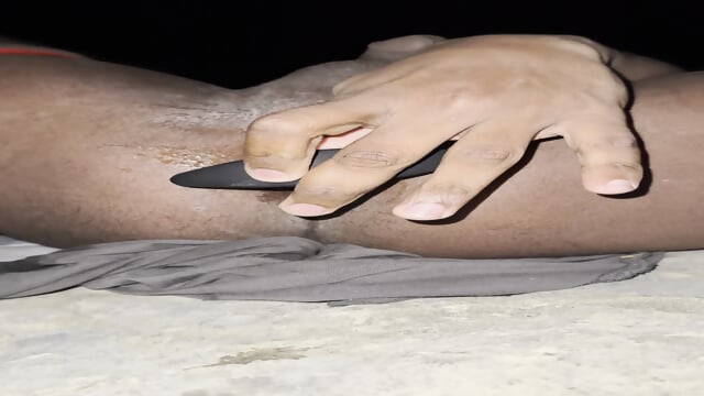 Horny Guy Strokes His Thick Cock