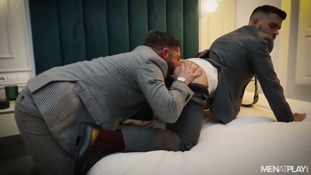 Muscle Dudes Manuel & Matt Pound Each Other's Ass