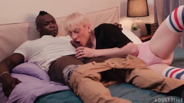 Femboy Lo Harrison Gets Fucked By Hung BBC After Panty Sniffing
