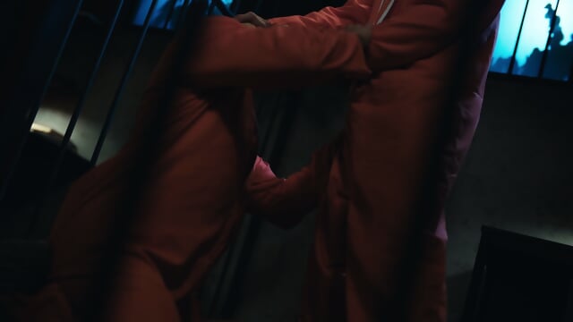 Hung Stud Fucks Sissy Cellmate, Deepthroat Cock Sucking