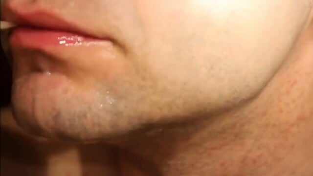 Muscle Stud Fucks Himself, Swallows Own Cum Load