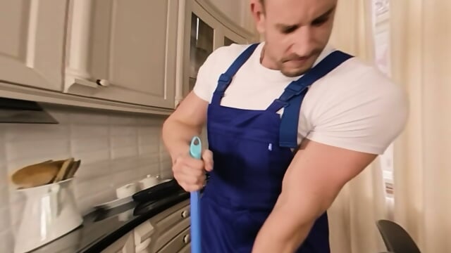 Daddy Drills My Ass Deep, I Gag on His Thick Cock